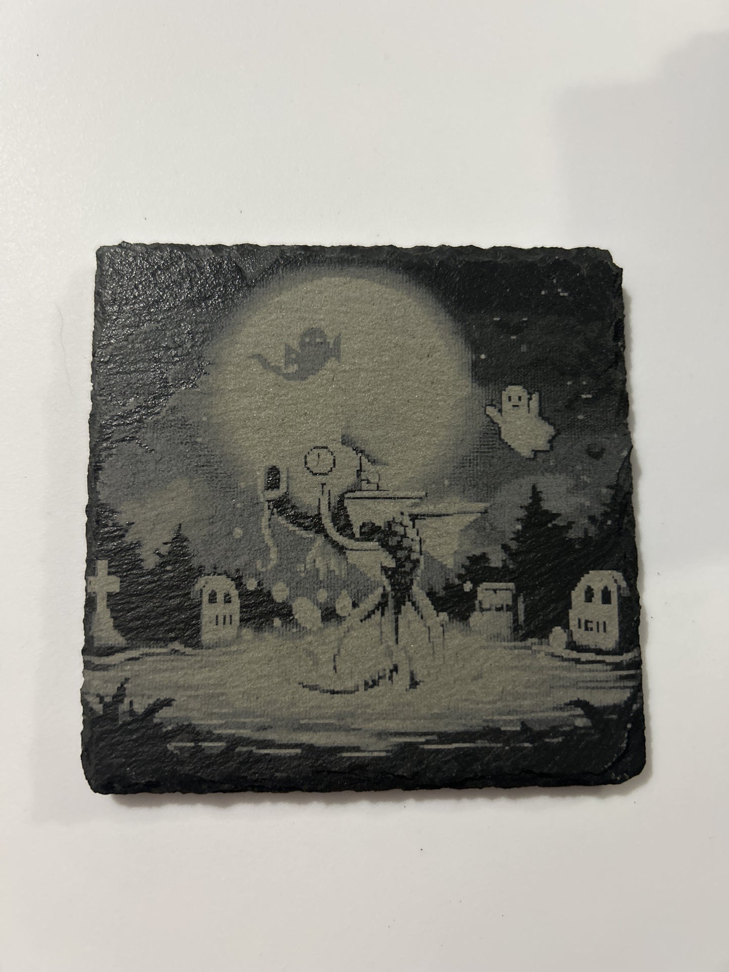 PIXEL ART SLATE COASTERS