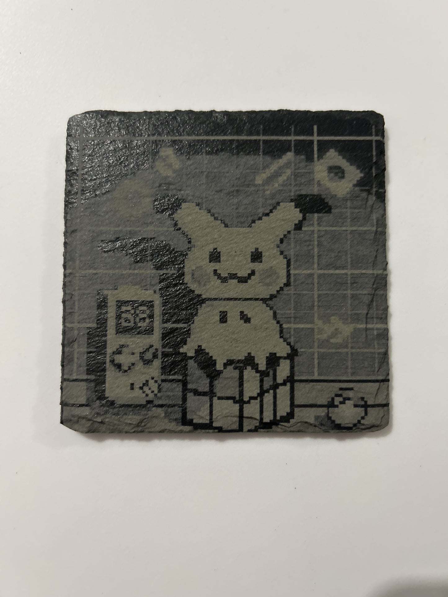 PIXEL ART SLATE COASTERS