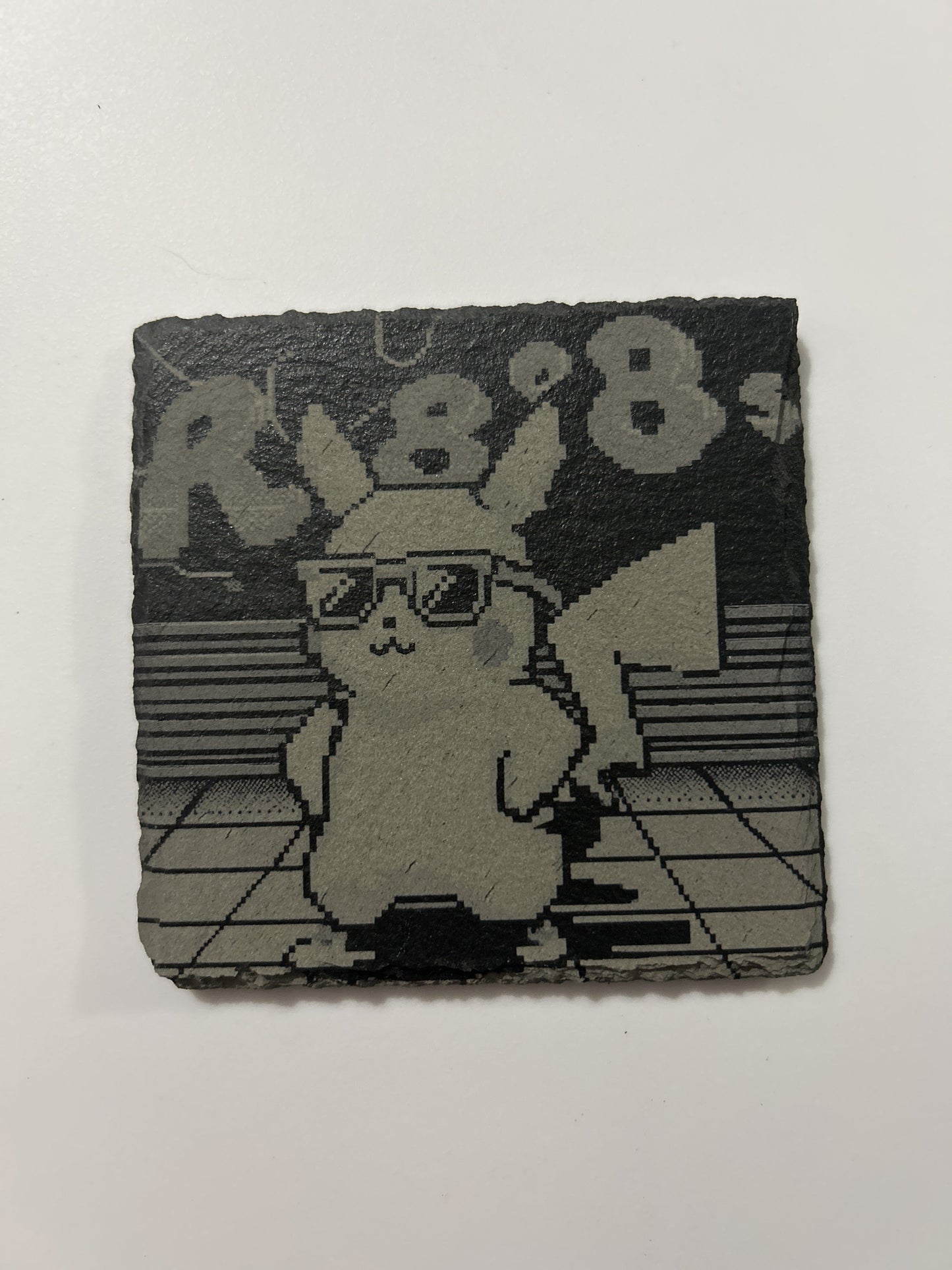 PIXEL ART SLATE COASTERS