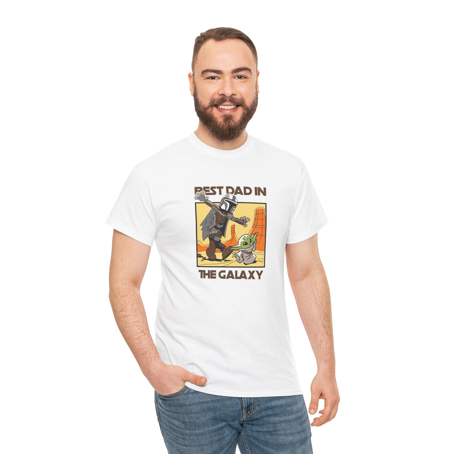 Best Dad in the Galaxy Mandalorian Design T-Shirt –  FanExpo 2024 Limited Drop